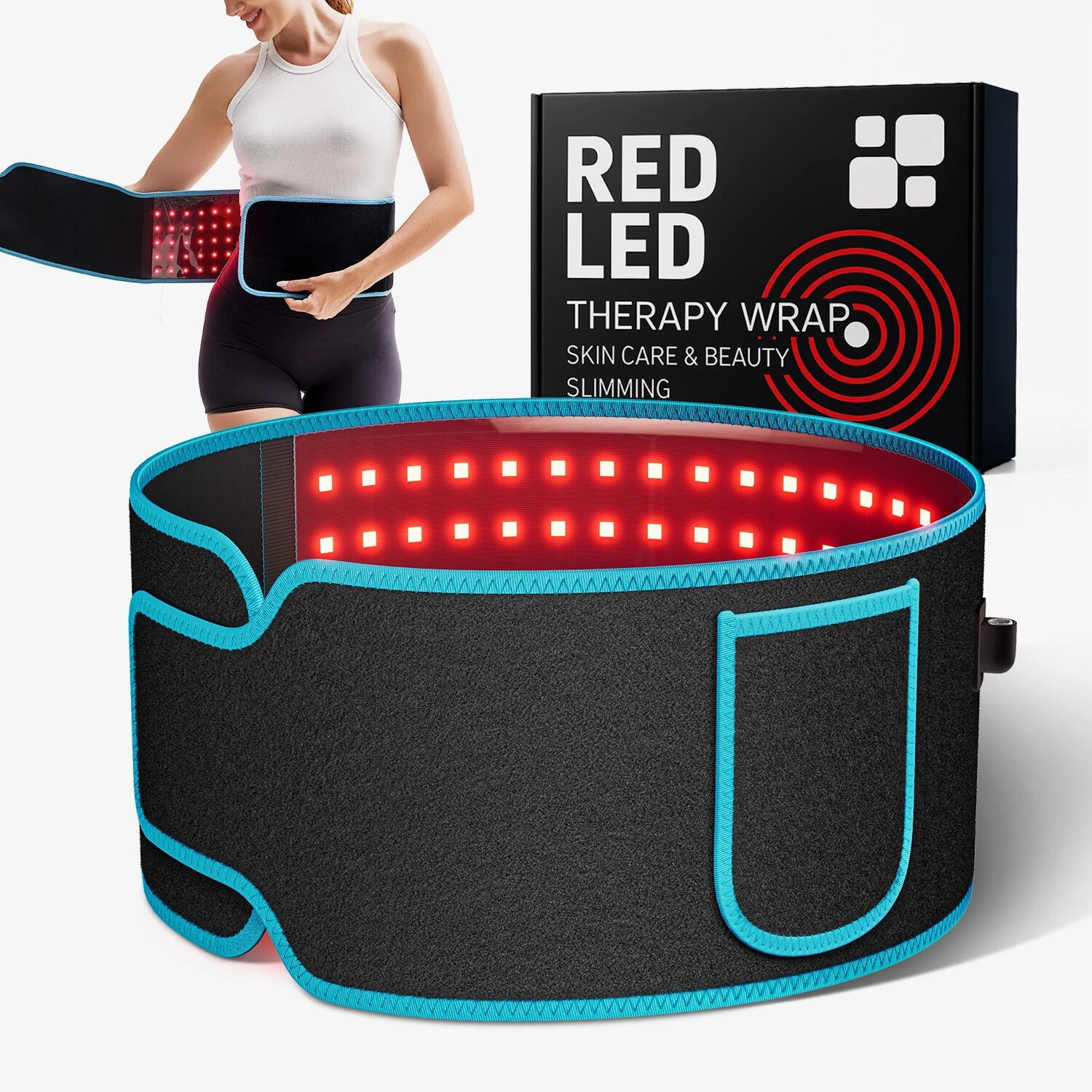 Red Light Therapy Device - Red ＆Infrared Light Therapy Belt 850nm