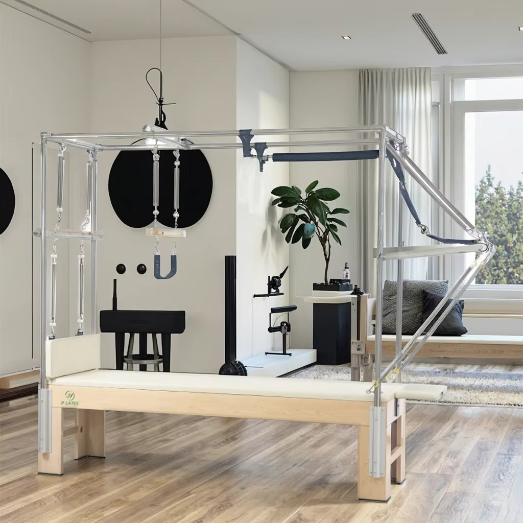 Health & Wellness Studio - Professional Commercial Durable Maple Pilates Reformer