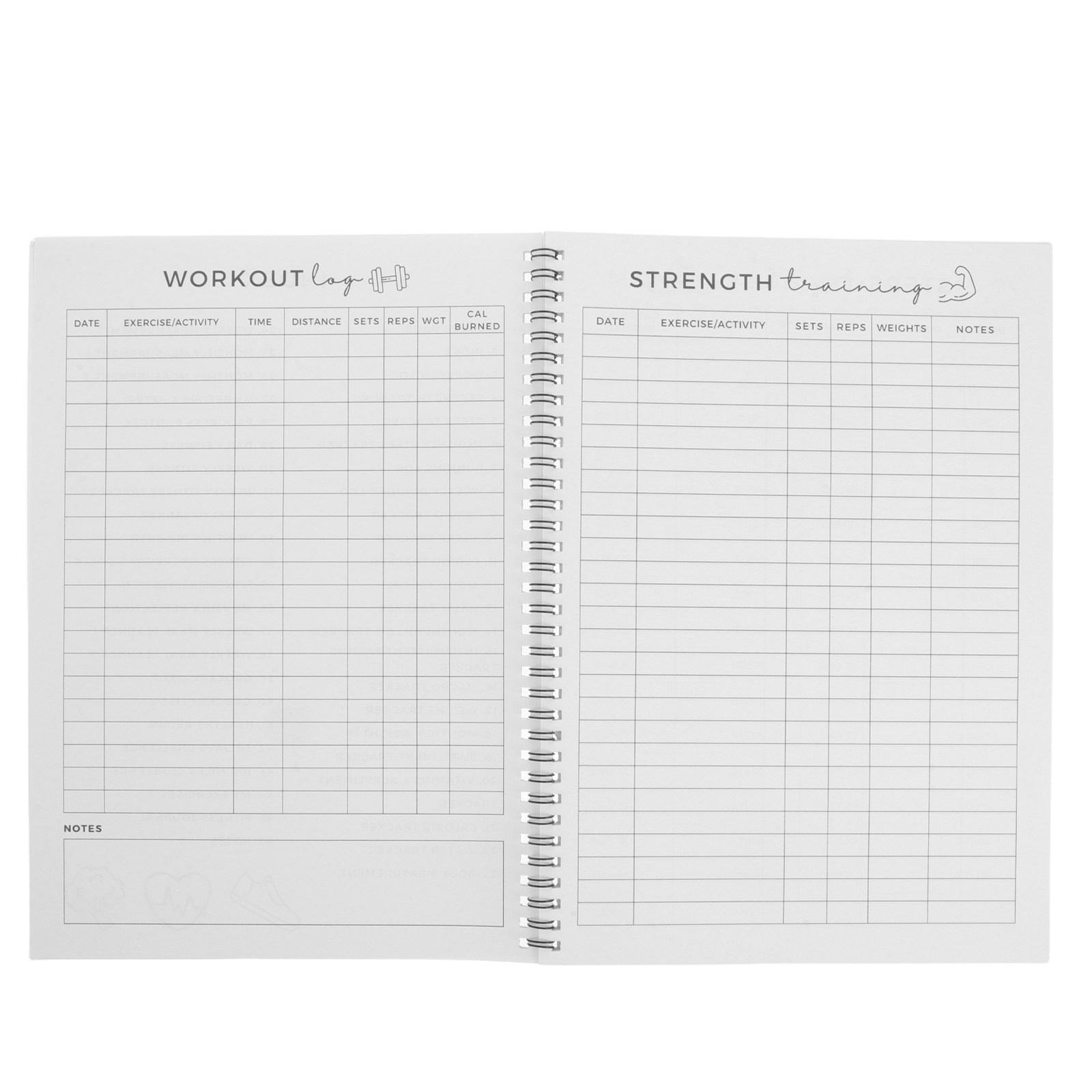 Xbody Health & Wellness Functional Integrative Medicine Office & Medical Spa Wayne - Fitness Tracker Notebook 11.7 X 8.5