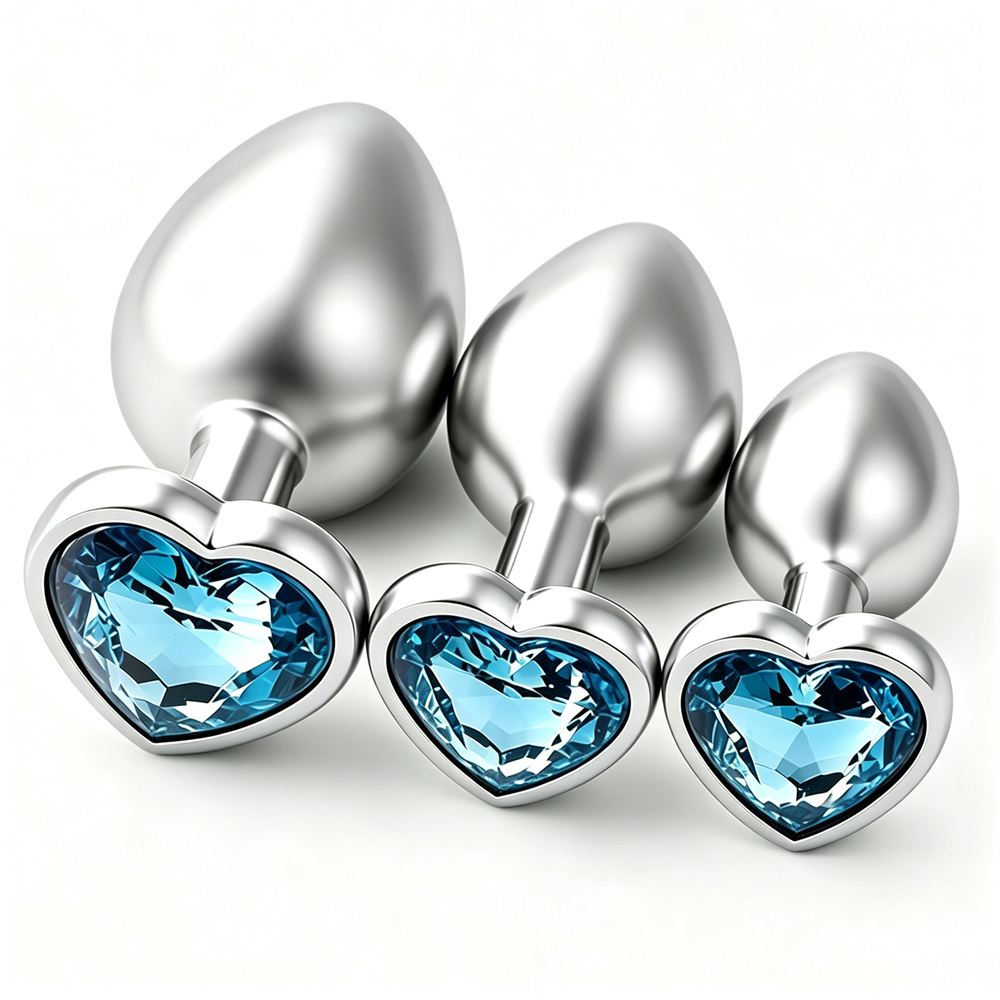 Health Wellness And - 3PCS Metal Anal Plugs for Couples