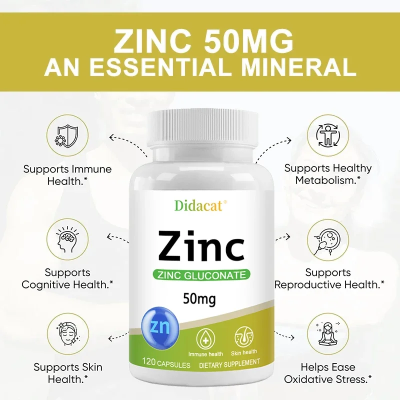 Zinc 50 Mg - with Zinc Glucona - Health Wellness And review and price
